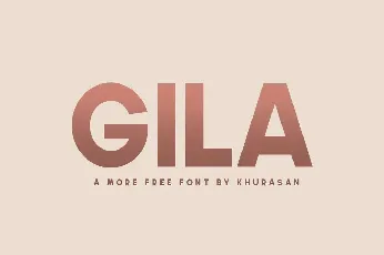 Gila Family font