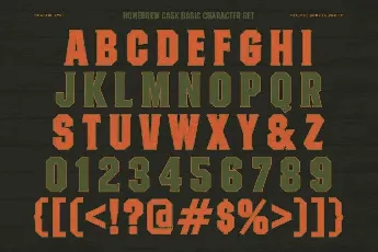 Homebrew Cask font