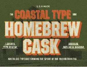 Homebrew Cask font