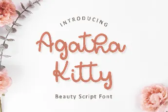 Agatha Kitty font