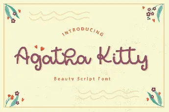 Agatha Kitty font