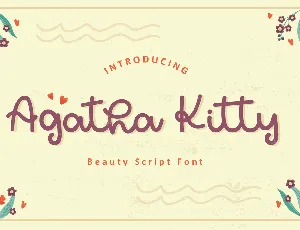 Agatha Kitty font