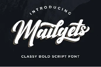 Mailgets font