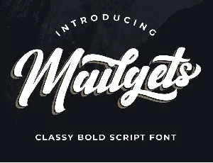 Mailgets font