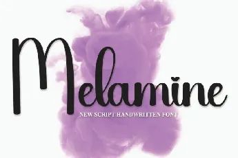 Melamine font