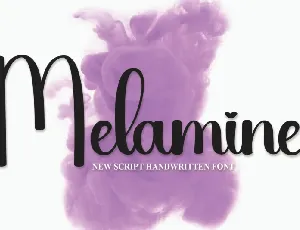 Melamine font