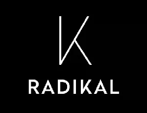 Radikal Family font