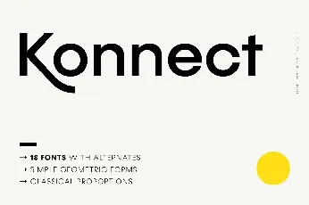 Konnect Family font