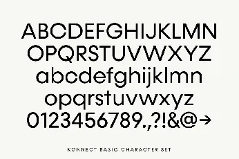 Konnect Family font