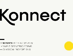 Konnect Family font