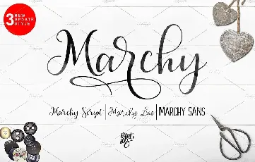 Marchy Script font