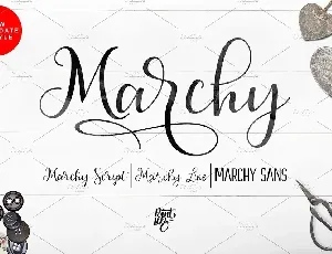 Marchy Script font