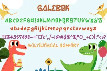 Galebok Display font