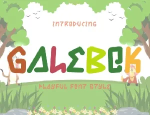 Galebok Display font