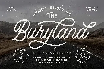 Buryland Script font