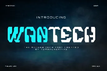 Wantech font