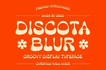 Discota Blur font