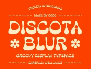 Discota Blur font