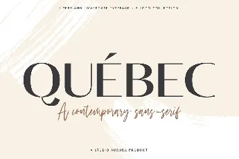 Quebec font