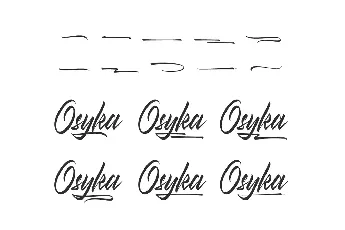 Osyka Demo font