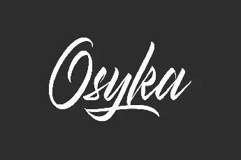 Osyka Demo font