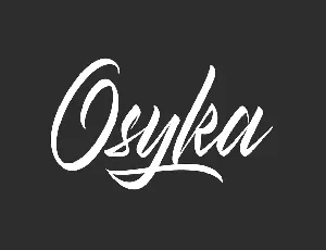 Osyka Demo font