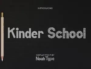 Kinder School Demo font