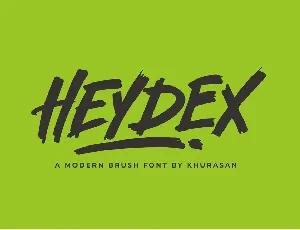 Heydex font