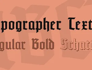 Typographer Textur font