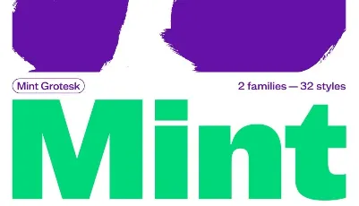 Mint Grotesk Family font