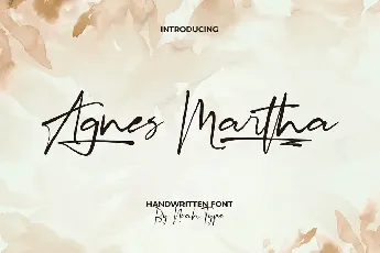 Agnes Martha font