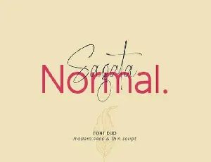 Sagata Normal Duo font