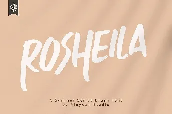 Rosheila Brush font