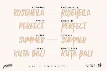 Rosheila Brush font