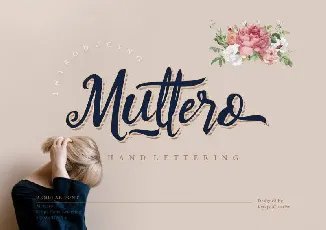 Muttero Script font