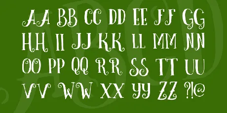 Curely font