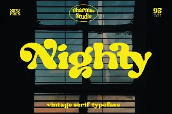 Nighty Typeface font