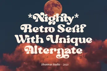 Nighty Typeface font