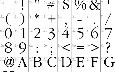 Garamond font