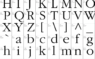 Garamond font