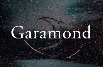 Garamond font