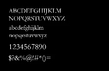 Garamond font