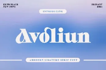 Avoliun font