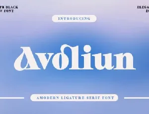 Avoliun font