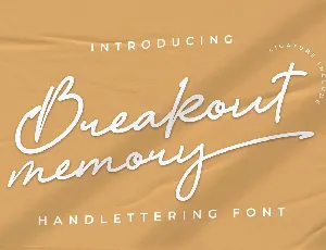 Breakout Memory font