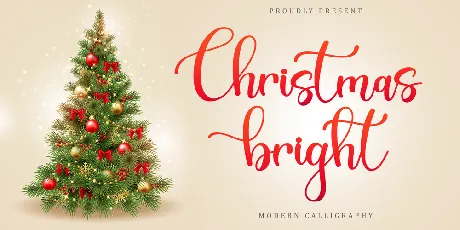 Christmas Bright font