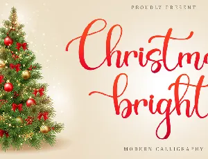 Christmas Bright font