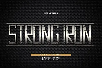 Strong Iron Demo font