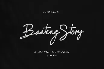 Banteng Story font