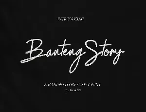 Banteng Story font